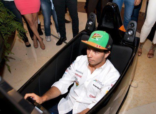The APEX Formula Simulator during the airport activation