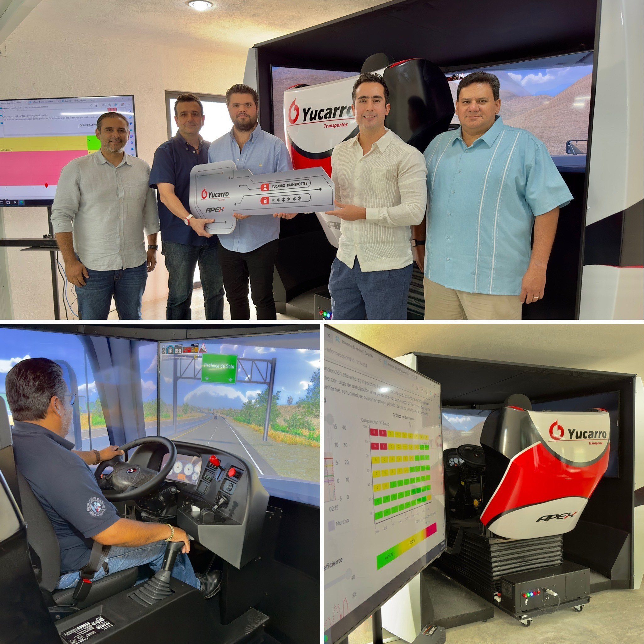 GRUPO LODEMO INVESTS IN SAFETY AND SAVINGS WITH A TRUCK DRIVING SIMULATOR FOR ITS YUCARRO DIVISION