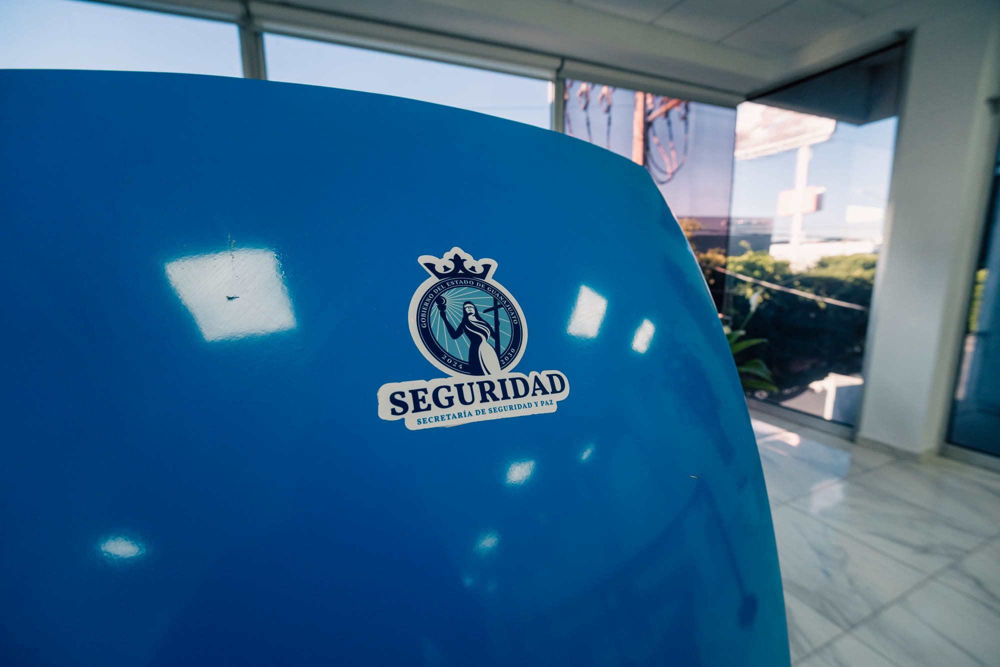 Branded simulator of the Guanajuato State Ministry of Security
