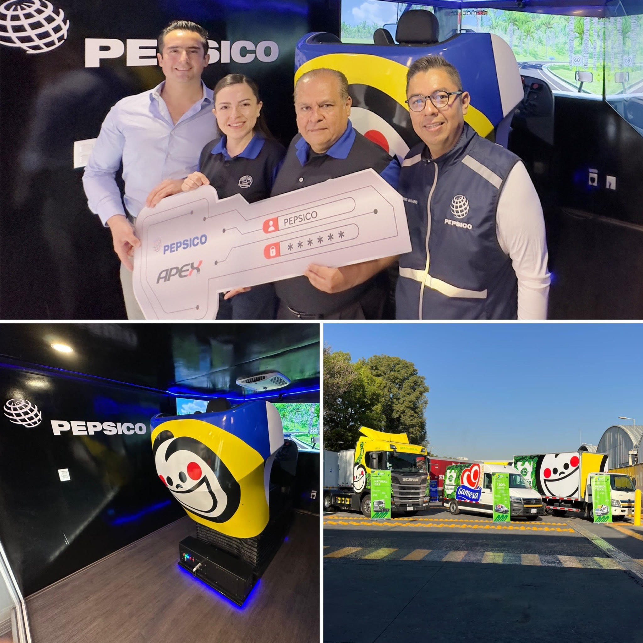 PEPSICO MÉXICO LAUNCHES ITS SECOND MOBILE TRAINING UNIT WITH A TRUCK DRIVING SIMULATOR