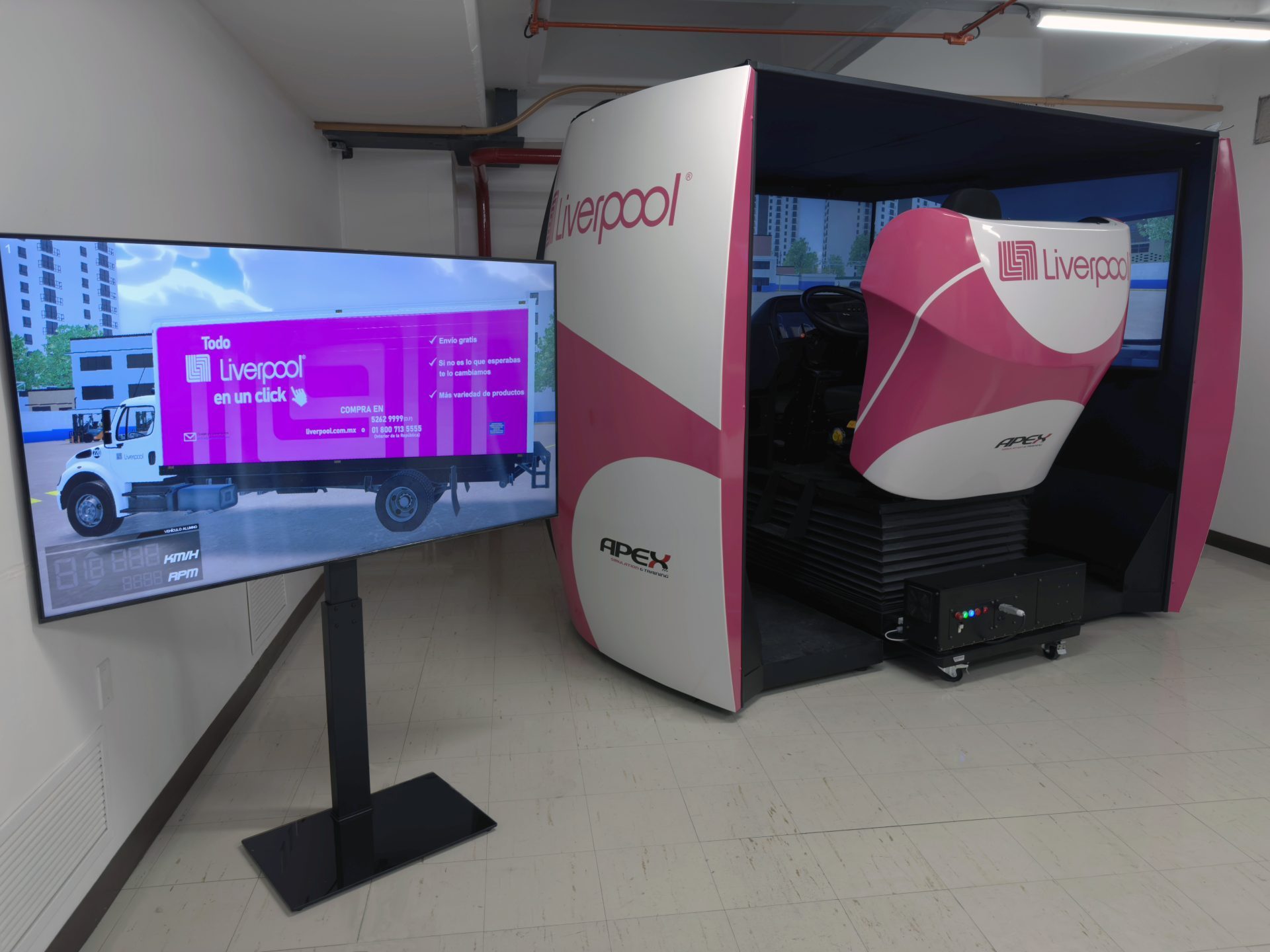 Liverpool Commits to Road Safety with the Acquisition of Truck Driving Simulators