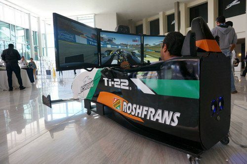 Force India activation with APEX racing simulators
